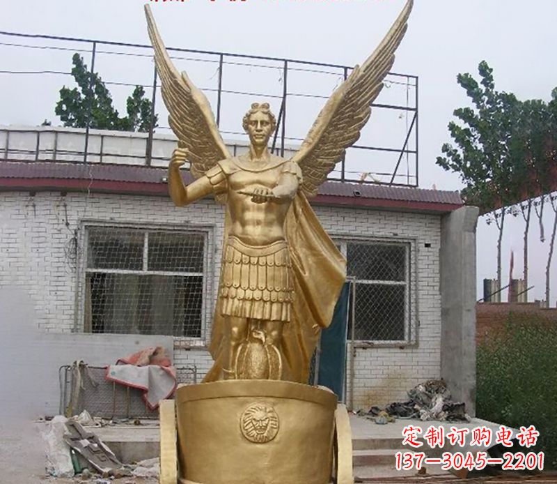 聊城阿波罗纪念铜雕传承古代精神