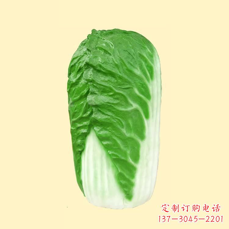 聊城玻璃钢白菜雕塑