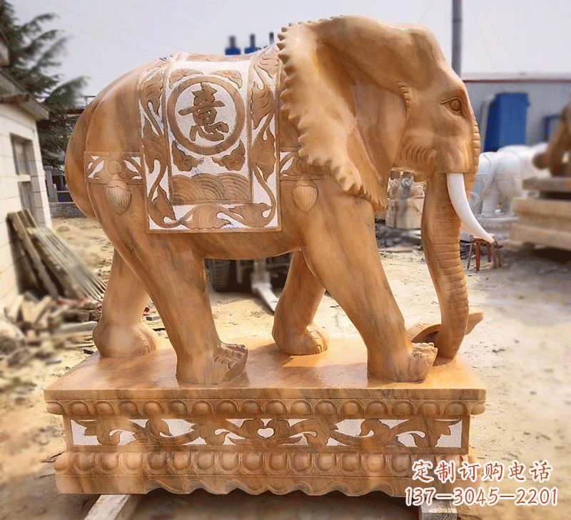 聊城精美大象雕刻