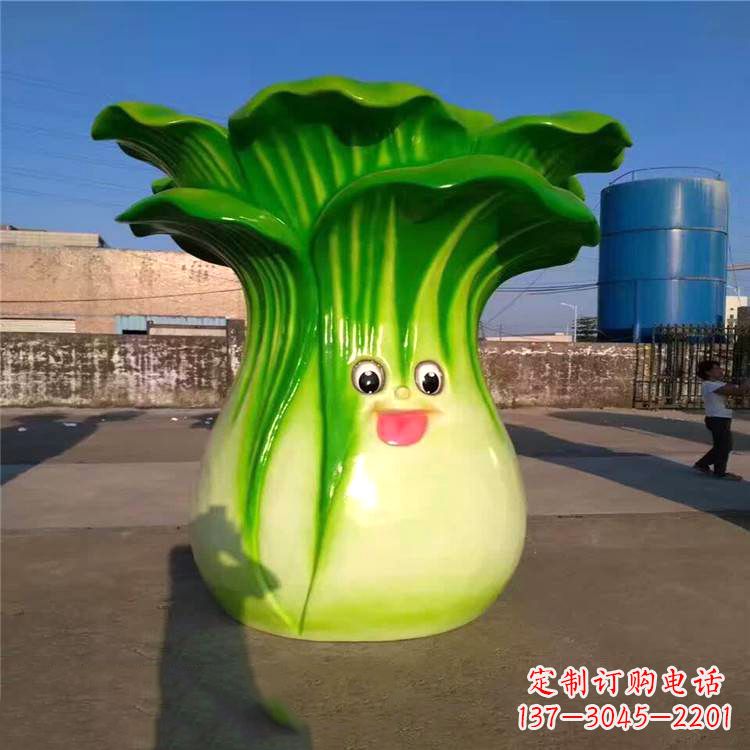 聊城“仿真白菜雕塑”——让你触摸自然之美