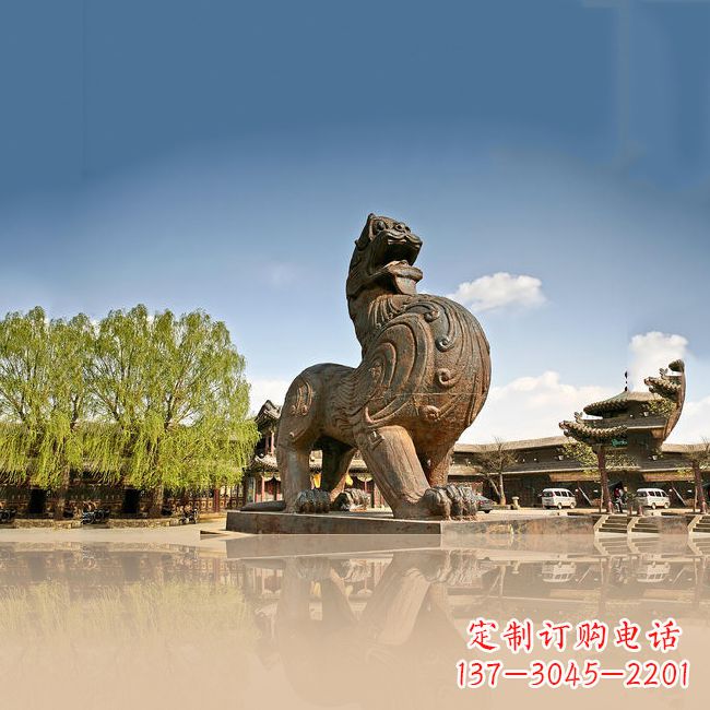 聊城狴犴雕塑精美的景观摆件