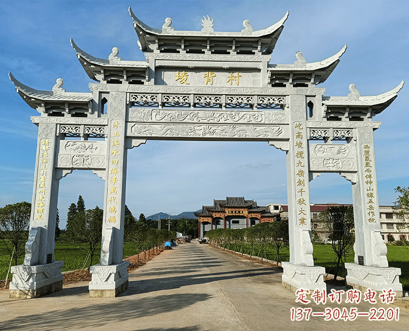 聊城石雕牌坊传承文化与艺术的完美结合