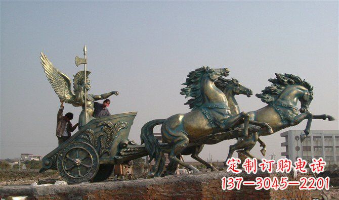聊城阿波罗艺术铜雕神话传说中的英雄形象