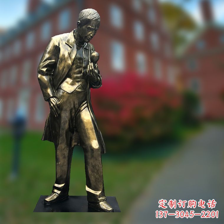 聊城爱迪生灯泡玻璃钢雕塑