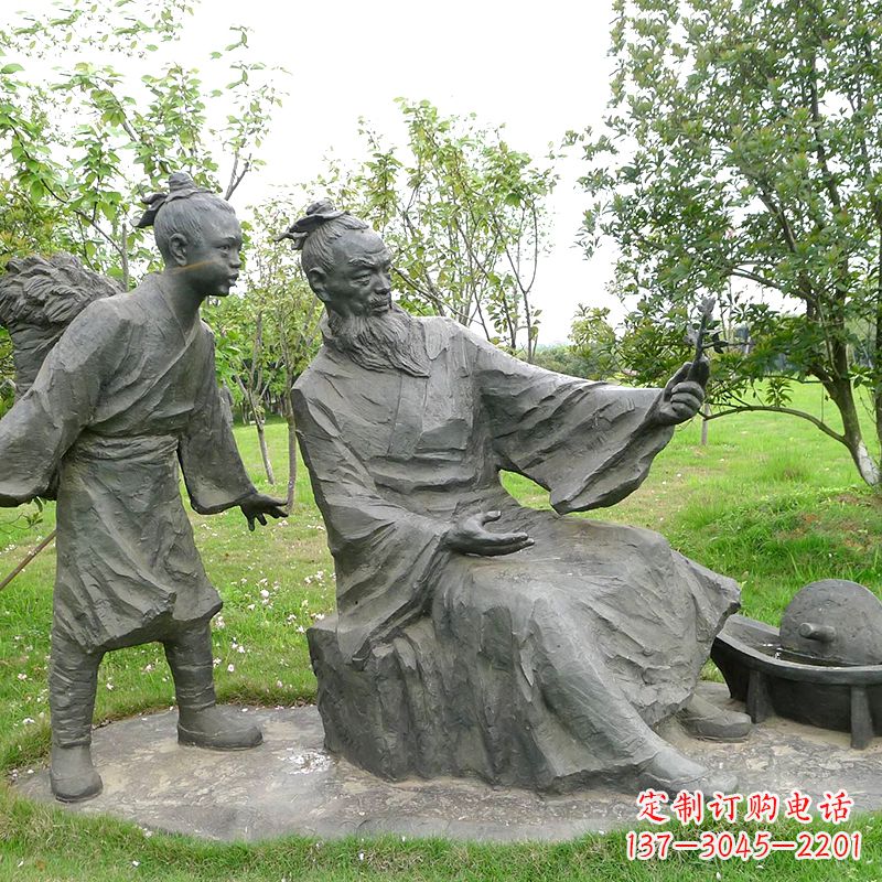 聊城“朱耷”全新系列雕塑——传承明清文化,记录中国历史