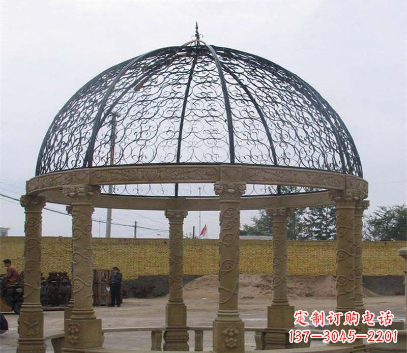 聊城新空间,新定义——“八角凉亭大理石雕塑”