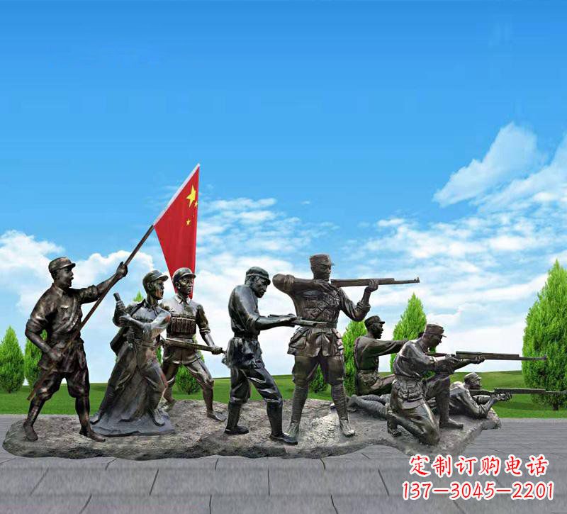 聊城“战士精神”铜雕