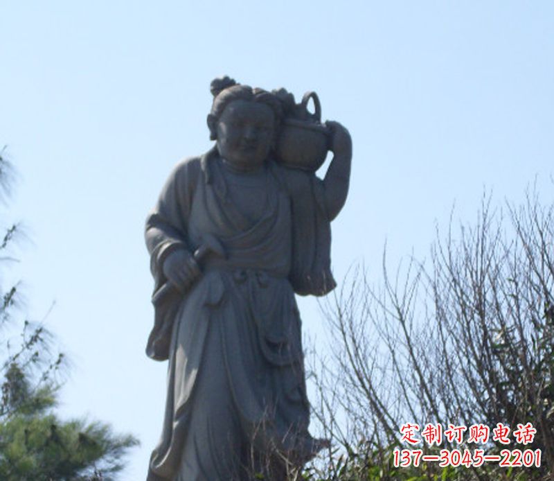 聊城八仙蓝采和石雕
