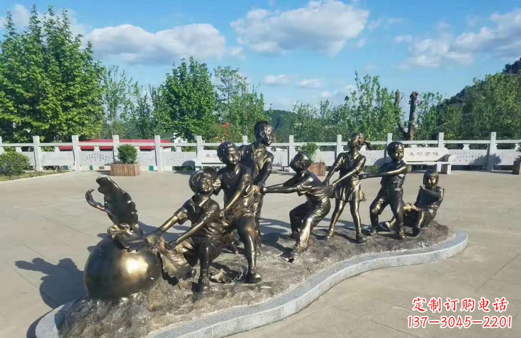 聊城萝卜精灵铜雕——精致的家居装饰