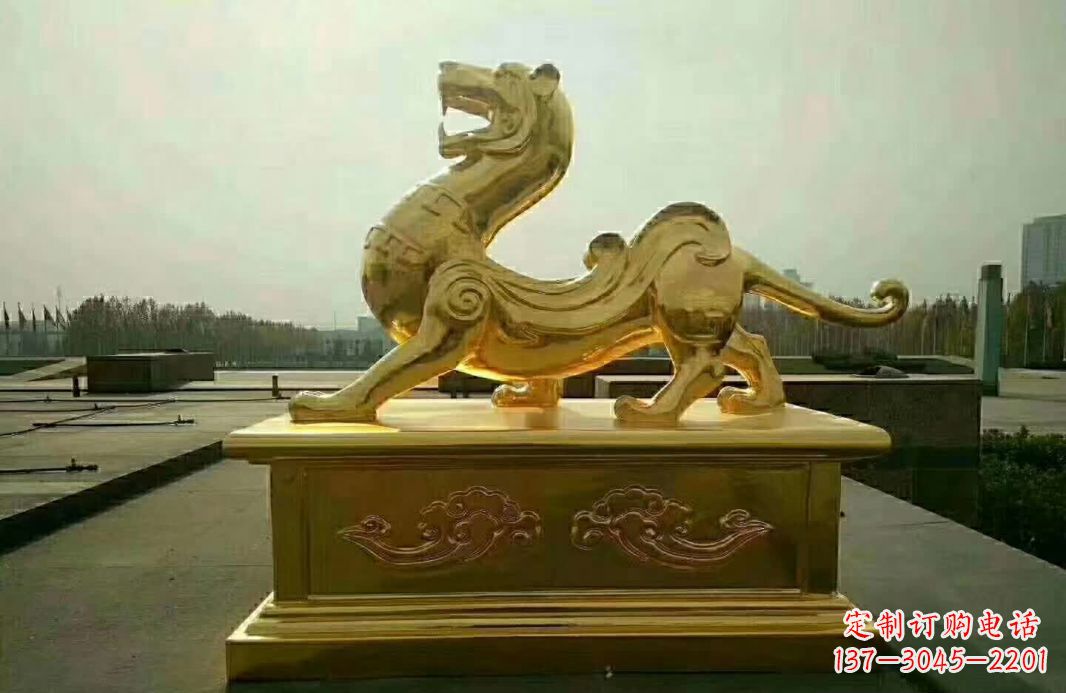聊城虎之精髓——精美铜质虎雕