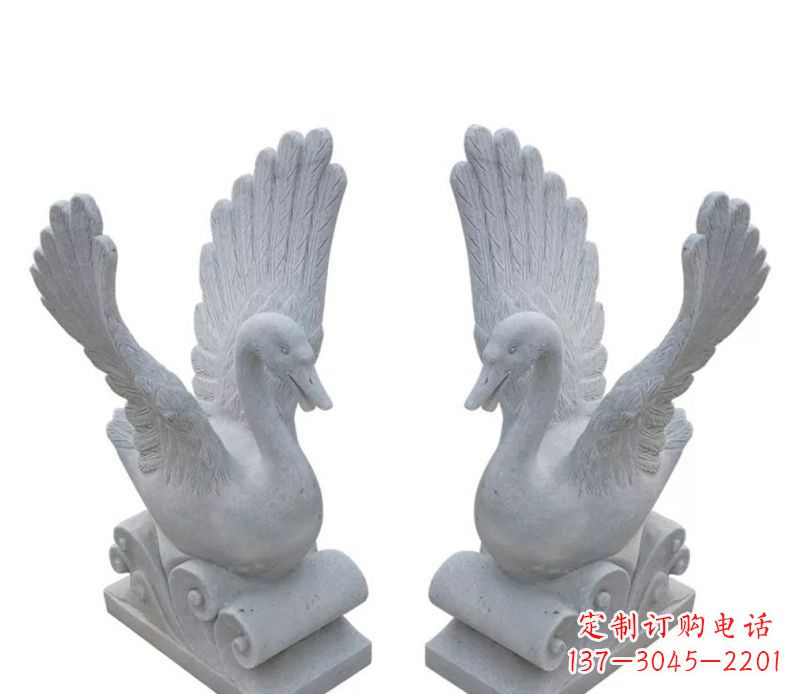 聊城白天鹅石雕