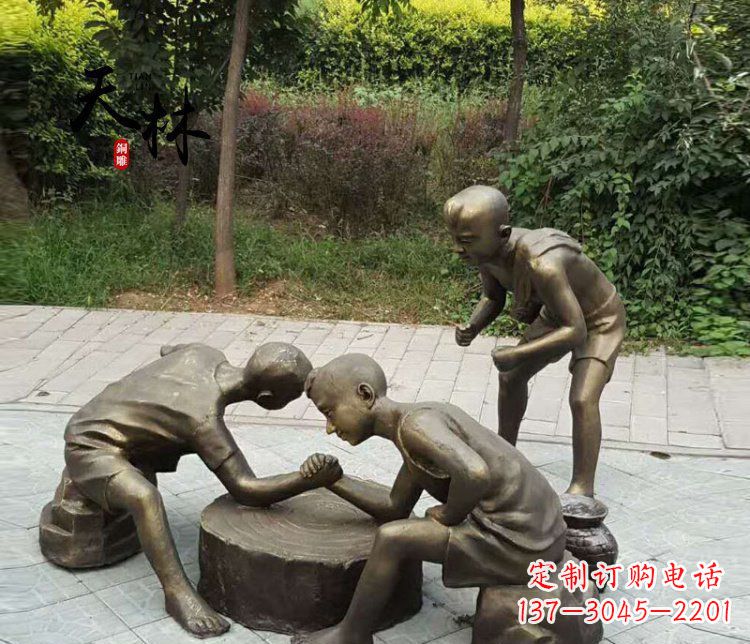 聊城儿童公园铜雕