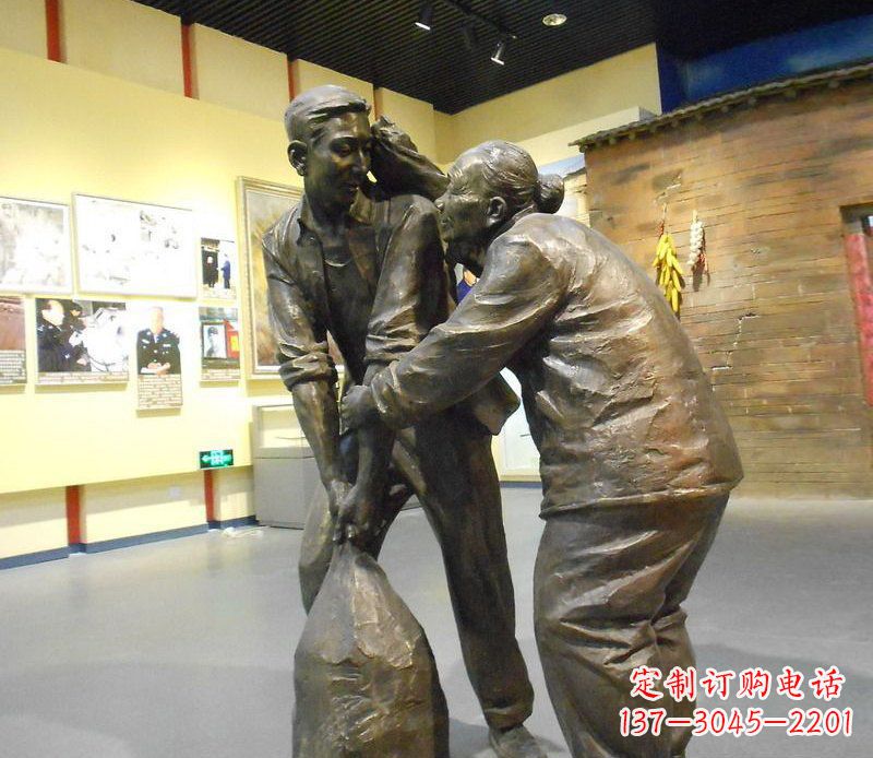 聊城“护老铜雕”