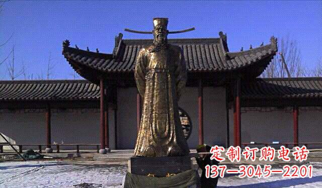 聊城包拯古代名人铜雕