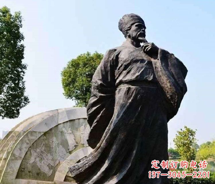 聊城王安石铜雕精美限量版