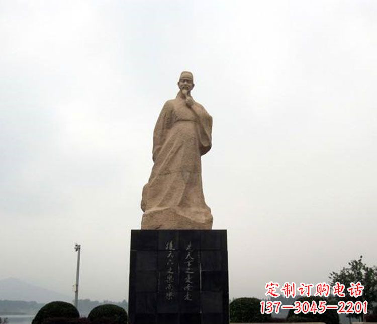 聊城北宋政治家范仲淹石雕