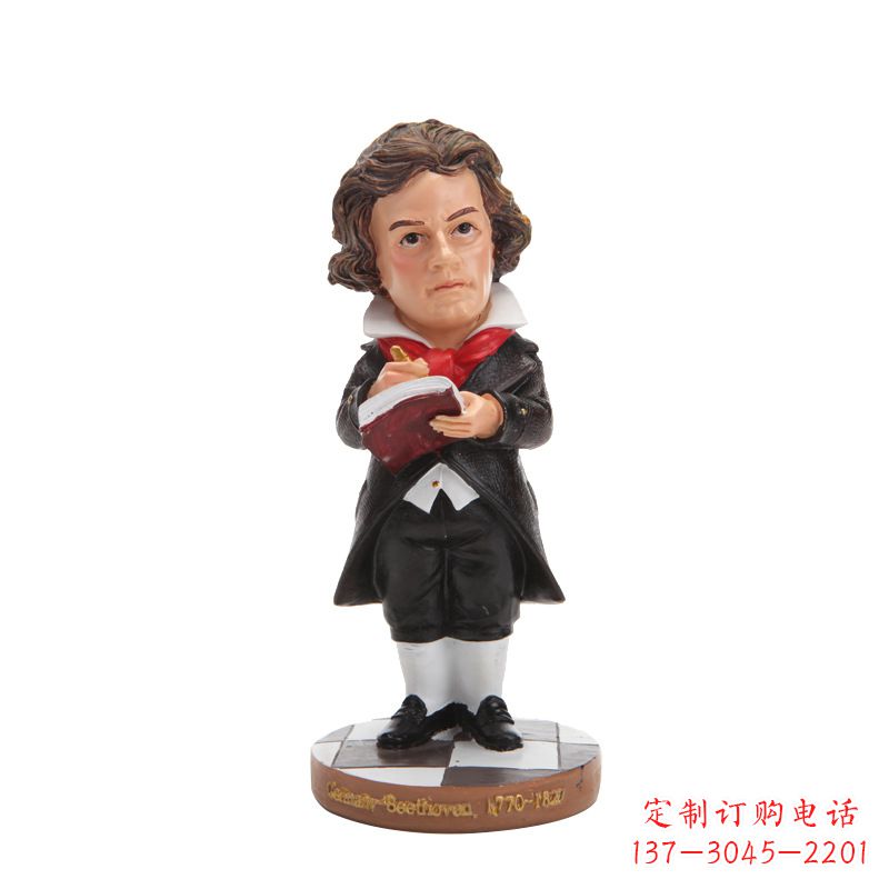 聊城贝多芬纪念性音乐钢琴雕塑