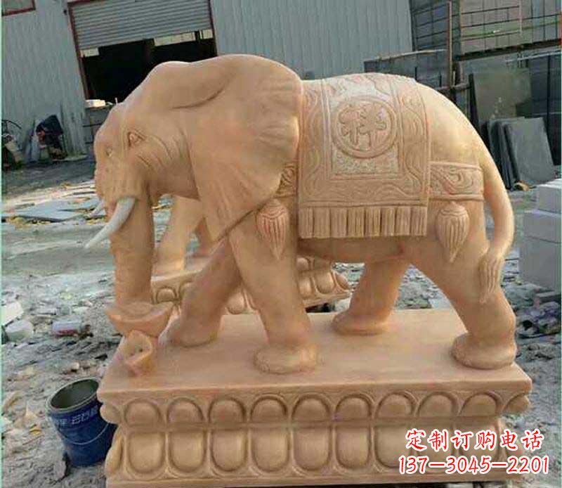 聊城璀璨大象石雕