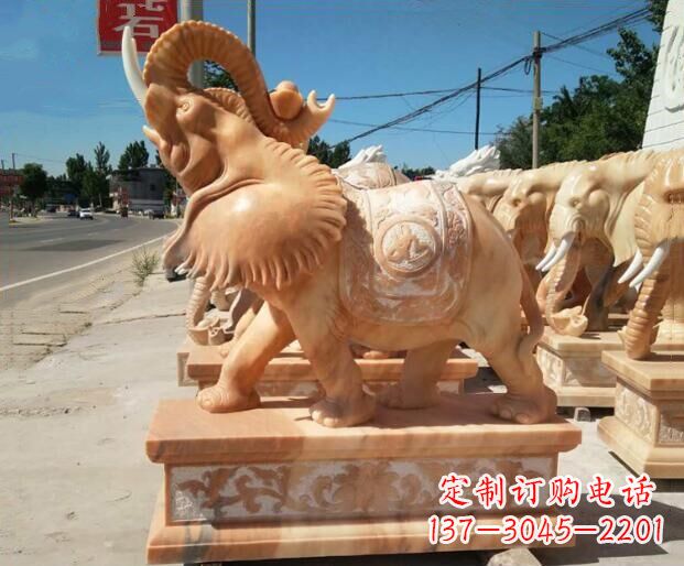 聊城大象石雕，给你美好的祝愿
