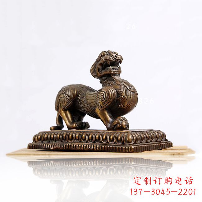 聊城狴犴雕塑把古老文化的精髓融入现代艺术