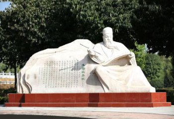 聊城中国历史名人北宋著名文学家欧阳修公园景观雕塑