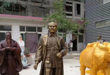 聊城“白求恩”传奇人物铜雕