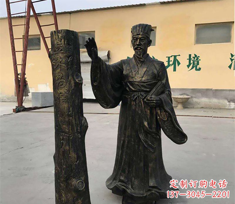 聊城扁鹊铜雕