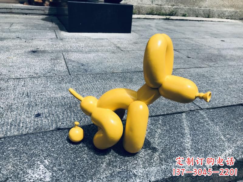 聊城新颖创意的气球狗雕塑