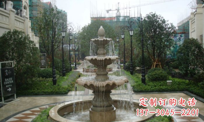 聊城艺术喷泉石雕