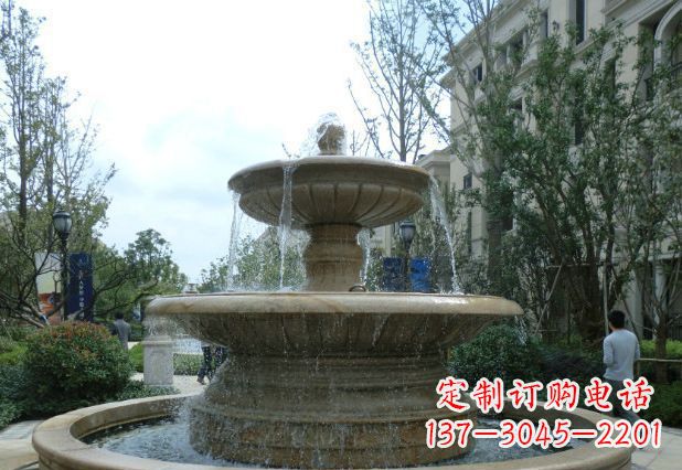 聊城精致喷泉,完美衬托您的别墅景观
