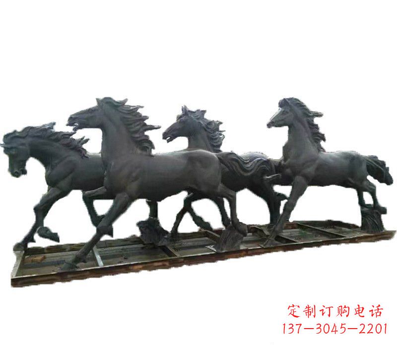 聊城铜质动物雕塑,为别墅景观增添美感