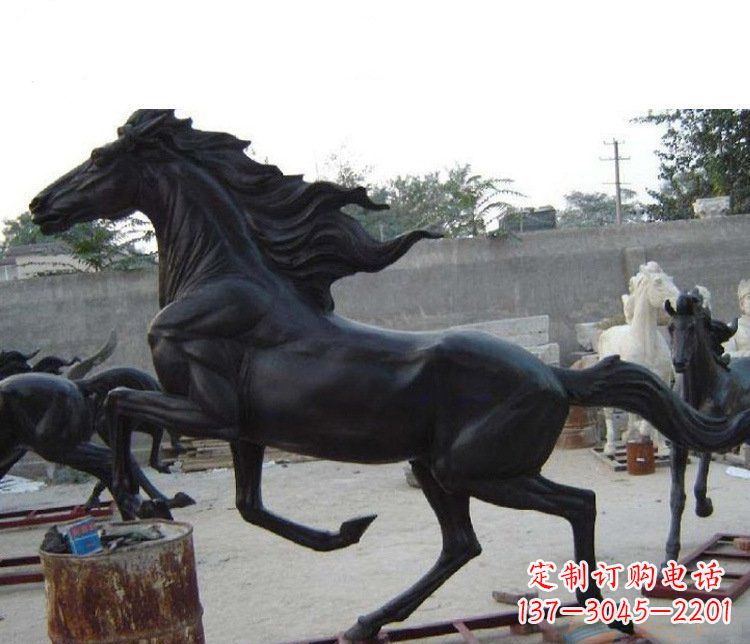 聊城马铜雕塑,让你的别墅景观更加生动