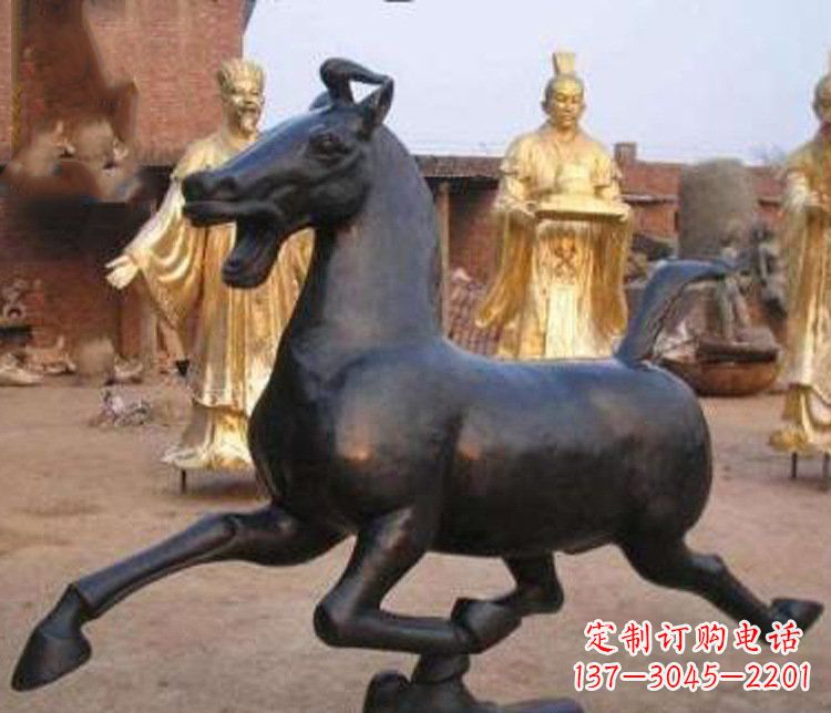 聊城别墅景观动物马铜雕塑_1