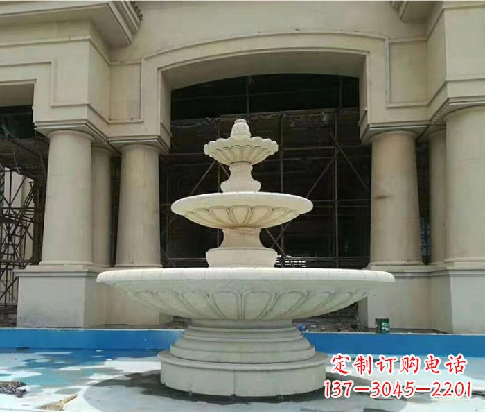 聊城精美多层喷泉石雕