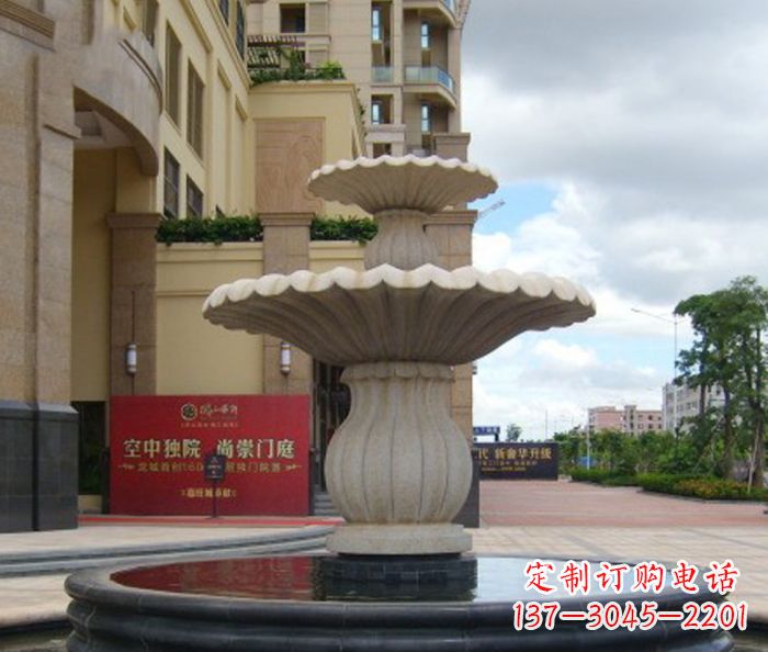 聊城喷泉石雕精美的欧式园林装饰