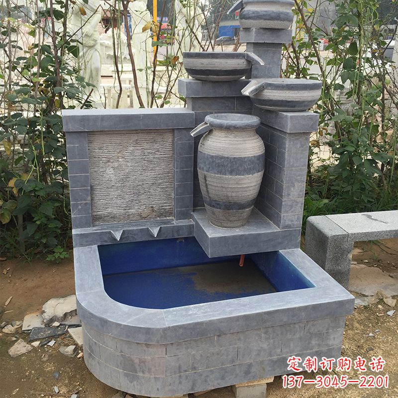 聊城精致花园喷泉令人耳目一新的室外装饰