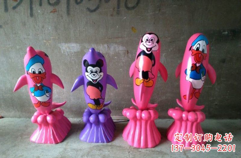 聊城玻璃钢海豚雕塑把海洋之美带到你家