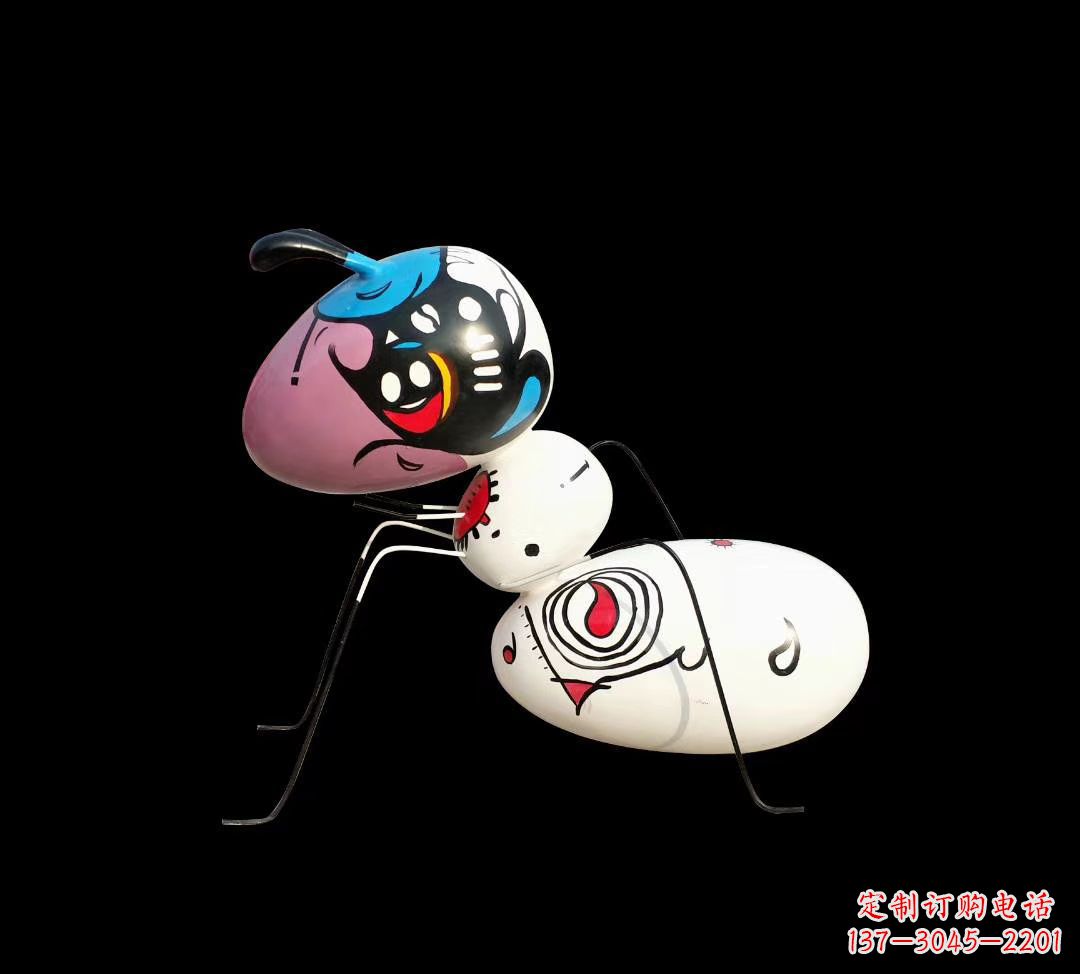 聊城精美玻璃钢蚂蚁雕塑