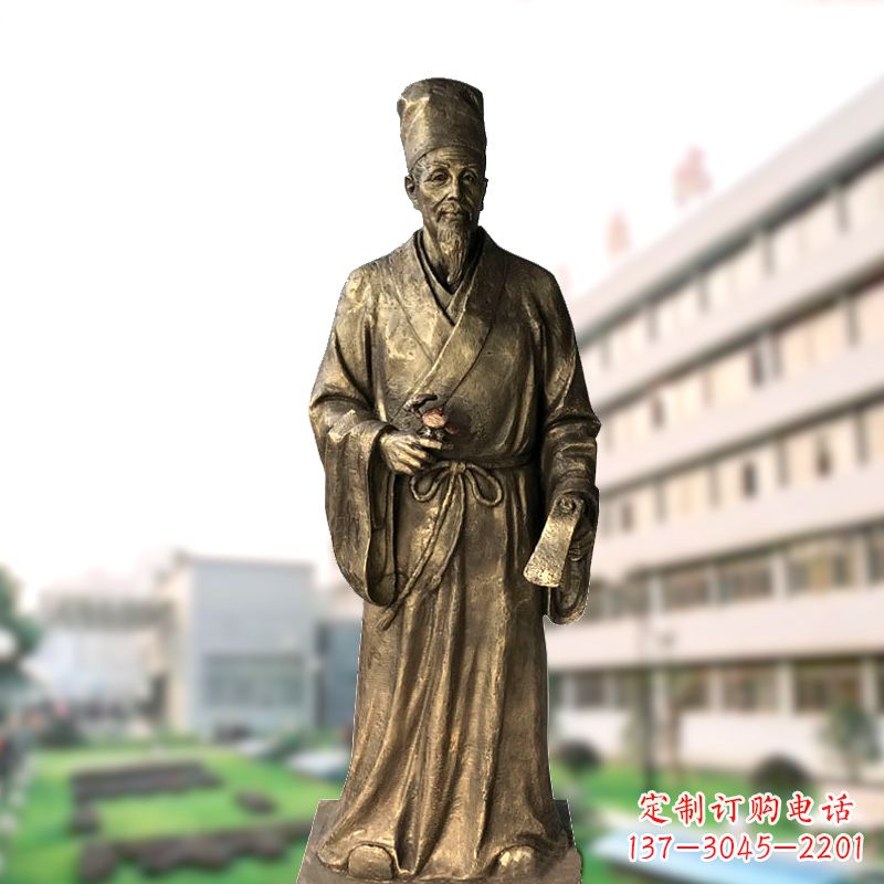 聊城李时珍药圣的雕塑艺术