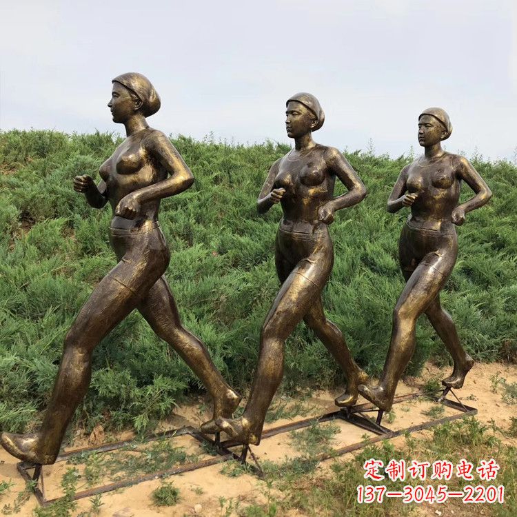 聊城玻璃钢仿铜女人雕塑精致细腻的艺术品