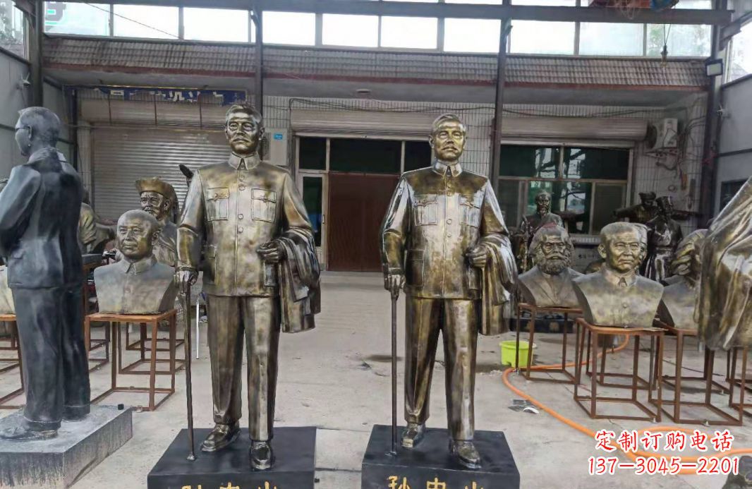 聊城玻璃钢仿铜的孙中山雕塑——缅怀伟人,传承精神