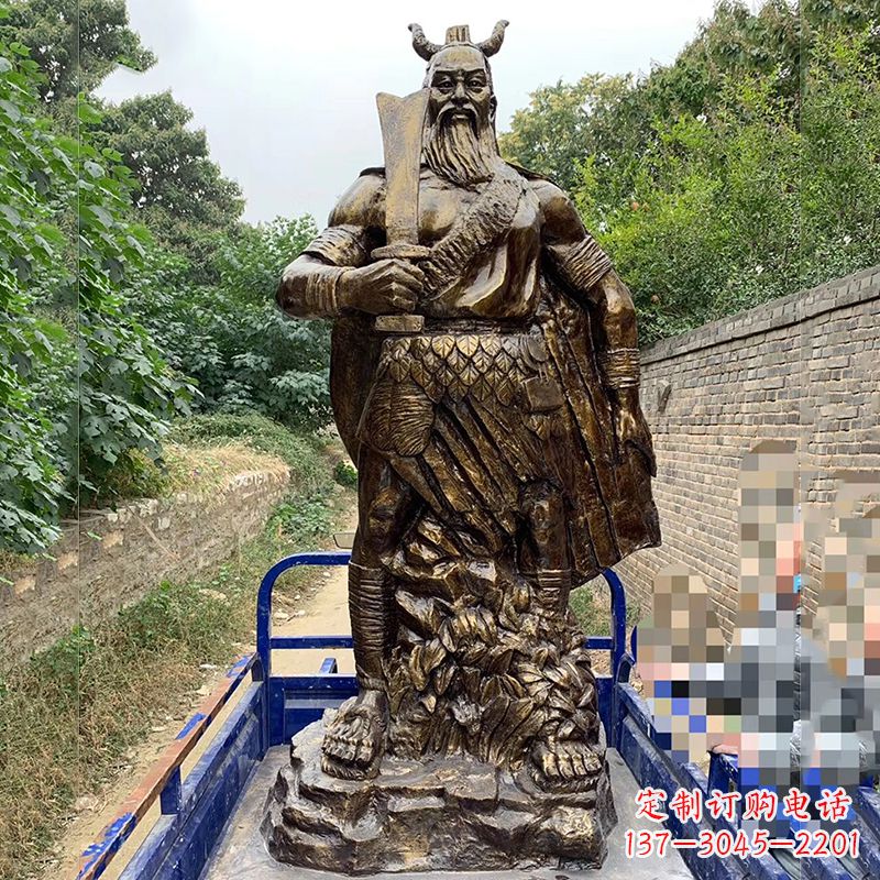 聊城炎帝神农氏玻璃钢雕塑一种新的艺术形式