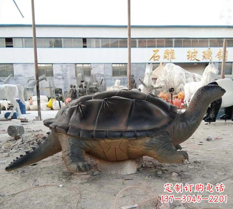 聊城玻璃钢乌龟雕塑——精致美丽的艺术品