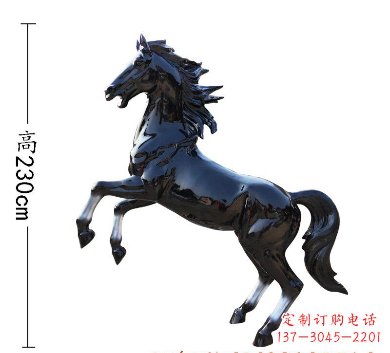 聊城玻璃钢马雕塑精美外形、经久耐用