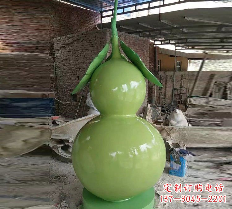 聊城玻璃钢葫芦雕塑——艺术中的精美之作