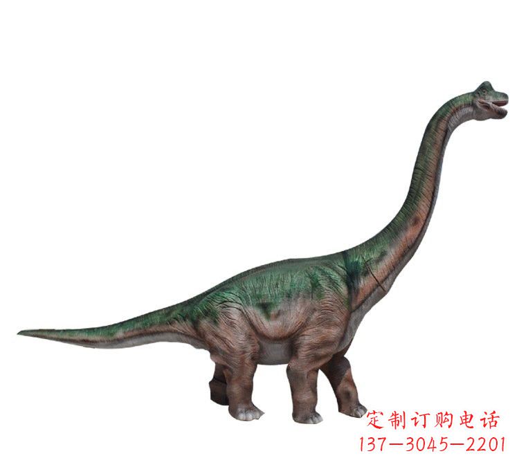 聊城玻璃钢仿真恐龙腕龙雕塑