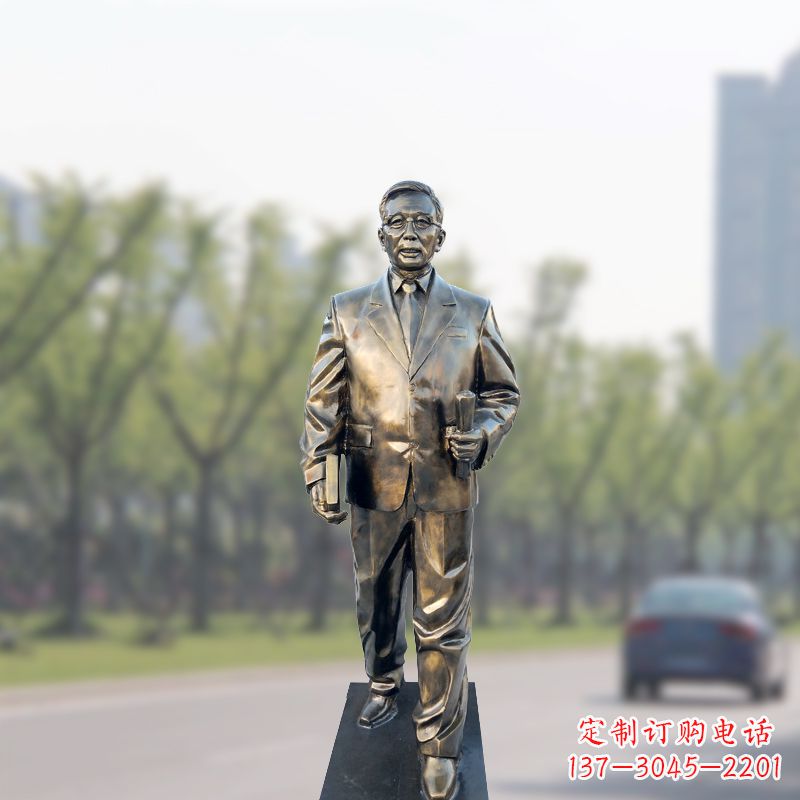 聊城华罗庚雕塑传承与现代化
