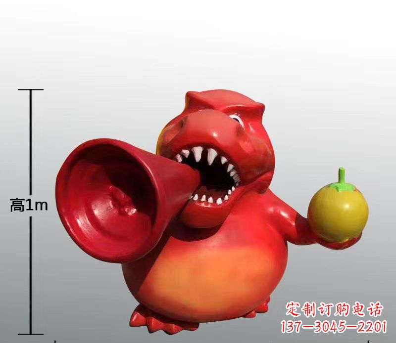 聊城玻璃钢卡通动物雕塑