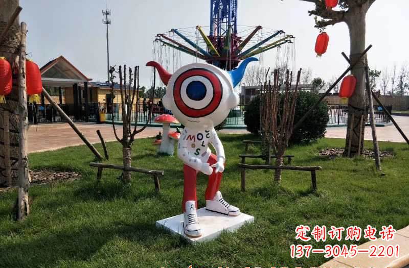 聊城玻璃钢卡通机器人——雕塑艺术的新灵感