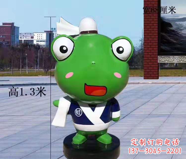 聊城玻璃钢卡通小青蛙——景观雕塑的新灵感